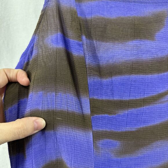 Samsoe Samsoe Annah Iris Tide Strappy Side Button Midi Dress Womens Size S - Picture 6 of 13